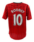 Wayne Rooney Signed Manchester United Home Soccer Jersey  10 With Beckett Coa