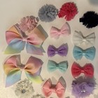 Infant Baby Toddler Girl Hair Clips Bows  Variety Of Colors   Designs-lot Of 23