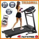3 25 Hp Folding Treadmill With 15  Auto Incline Running Machine For Home gym    