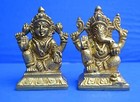 Brass God Of Success Ganesh Laxmi Statue Sculpture Murti Idol - Brass Lord De   