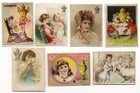 Dilworth Coffee 13 Victorian Trade Cards 1880 s Women Children Urn With Faults