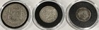3 Spanish Reales - 1798 2r - 1808 1r - 1800 1 2r - Spanish Silver  Free Shipping