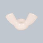 10 Pack 1 4-20 Nylon Wing Nuts - Off White natural Nylon Finish    Wn1 4-20n