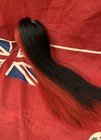 Beautiful  Victorian British Dragoon Helmet Plume Nco-officers Plume Black -red