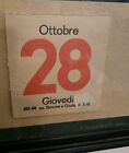 Calendar Benito Mussolini Fascio Poligrafici Bologna 4 Ww2 1937 1938