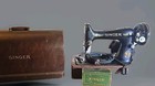 Vintage  Singer Sewing Machine Model 99  With Cabinet Fine Condition Aa868190