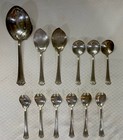 Set Of 12 Antique Silverplate Dessert Serving Pcs 1847 Rogers Bros Xs Triple