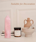 Natural Rose Quartz Tower Point Energy  Crystal Obelisk  Healing Crystal Gifts