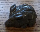 Hedgehog Pocket Totem Spirit Animal Carved From Peruvian Dolomite 