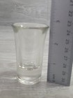Shot Glass Clear Heavy Fluted Vintage Barware
