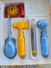 Vintage 1977 Fisher Price Kids Medical Kit Doctor Nurse W Case 100  Complete Toy