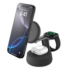 Belkin 25w Qi2 Wireless 3-in-1 Stand - Charcoal Gray