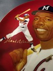 Hank Aaron Hand Signed Plate Limited Edition 488 755
