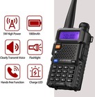 Long Range 100 Mile Walkie Talkie Two Way Radio Charge Headset Waterproof 2 Pack