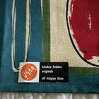 Vintage Vera Neumann All Belgian Linen 1960   s 70   s Tea Towel Nos Kitchen Apples