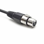Seismic Audio Red 1 4  Trs To Xlr Female 3  Patch Cable
