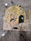 Vintage 1938 Disney Hallmark Trifold Christmas Card Minnie Goofy Donald