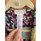 Free People Magic Dance Border Kimono Plum Combo One Size Boho Breezey Shawl