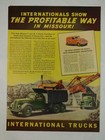 International Delivery Trucks Man Cave Vintage Advertisement Magazine Page