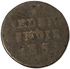 1830 s Netherlands East Indies 1 Cent Duit Dutch Coin Km 290 Lot C4-99 Indonesia