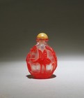 A Peking Glass Snuff Bottle