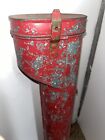 Antique Salry Co  Railways Flagman Flare Tin Kit Red 24    Railroad Memorabilia