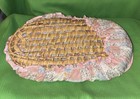 Vintage Gi-go Doll Cradle   Baby Moses Basket   17    X 10     W cover