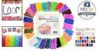 12750pcs Loom Rubber Bands Refill Kit 26 Colors 500 Clips 6 Hooks
