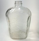 Antique Great Bear Ideal Spring Water Embossed Glass Bottle Jug Bear Advertising