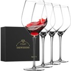 Wine Glasses  22 Oz Red Wine Glasses Set Of 4  Hand Blown Premium Crystal Wine 