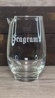 Seagrams Glass Martini Pitcher Barware