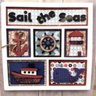 Foundations Decor Sail The Seas Shadow Box Kit   02755-1  And Frame   02602-8 