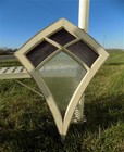 Antique Stained Glass  Kite Church Window  Architectural Leaded Glass  Q  