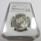 1818 Ngc Ms63 - Great Britain Half Crown 1 2c Coin  60423a