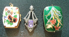 Vintage Mix Lot 3pcs Pendants