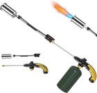 Propane Torch Weed Burner  Adjustable Flame Thrower With Detachable Handle  B   