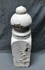 Antique Single Shabby 4x16 Turned Wood Porch Finial Old Vintage Chic 1325-22b