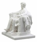 Seated Abraham Lincoln Figurine 5  Tall Lincoln Memorial Washington Sculpture