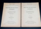 Lot Of 6 Vintage Metropolitan Opera Librettos Fred Rullman Carmen Boheme Faust