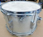 Vintage 60 s Ludwig 8  X 12  Silver Sparkle Rack Tom Drum  12  Head - 8  Depth 