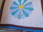 Vintage Handmade Patchwork Quilt   86x82 