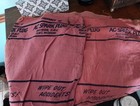 Vintage Ac Spark Plug Rags Shop Towels Lot Of 10 General Motors Flint
