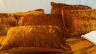 Pieces Set Luxury Crushed Cinnamon Duvet Cover  Bedding Uo Comforter Cover King
