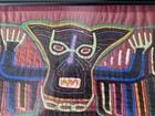 Vintage Framed Kuna Textile Folk Art Panama Appliqu   Mola  Quilted Art