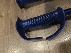 Scott Equipe Vtg Blue Alpine Downhill Ski Poles Pistol Grip Handles 54  135cm