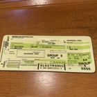 Fishs Eddy New York City Boarding Pass Ticket Trinket Tray Dish