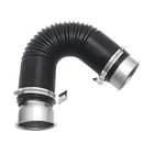 Car 3  Turbine Intake Pipe  76mm Adjustable Flexible Vehicle Cold Air Silver