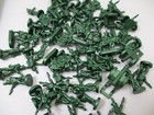 Risk 40th Anniversary Game Replacement Parts Green Metal Army 63 Pieces   Bag