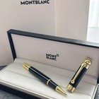 2026 New Montblanc Classic Roller Pen 163 Gold black With Box  