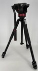 Manfrotto Video Tripod Setup 190x With Fluid Video Head Mvh502ah - Missing Plate